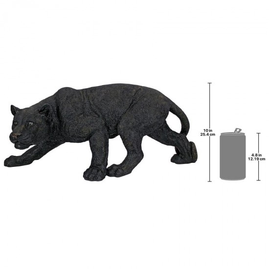 Design Toscano Medium Shadowed Predator Black Panther