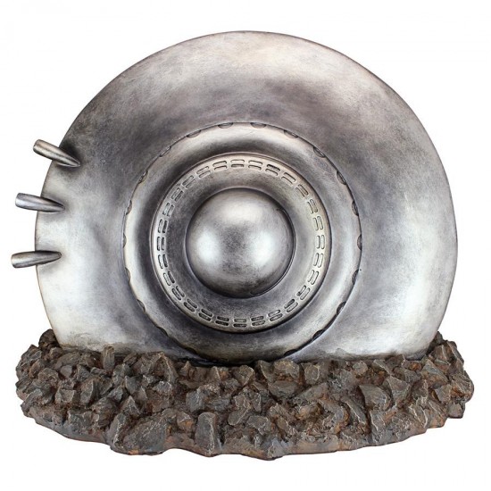 Design Toscano Crash Landing Flying Saucer Statue
