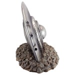 Design Toscano Crash Landing Flying Saucer Statue