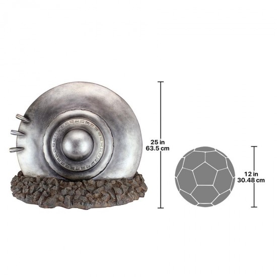 Design Toscano Crash Landing Flying Saucer Statue