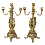 Design Toscano S/2 Chateau Chambord Candelabras