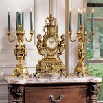 Design Toscano S/2 Chateau Chambord Candelabras