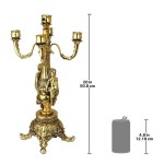 Design Toscano S/2 Chateau Chambord Candelabras