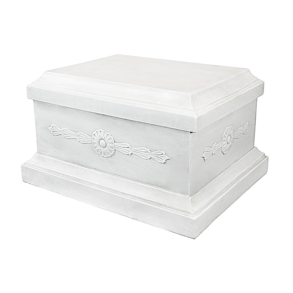 Design Toscano Rectangular Rosette Base Design Toscano Rectangular Rosette Base