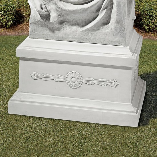 Design Toscano Rectangular Rosette Base