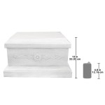 Design Toscano Rectangular Rosette Base
