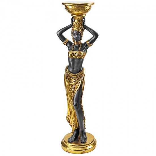 Design Toscano Standing Negresse Pedestal