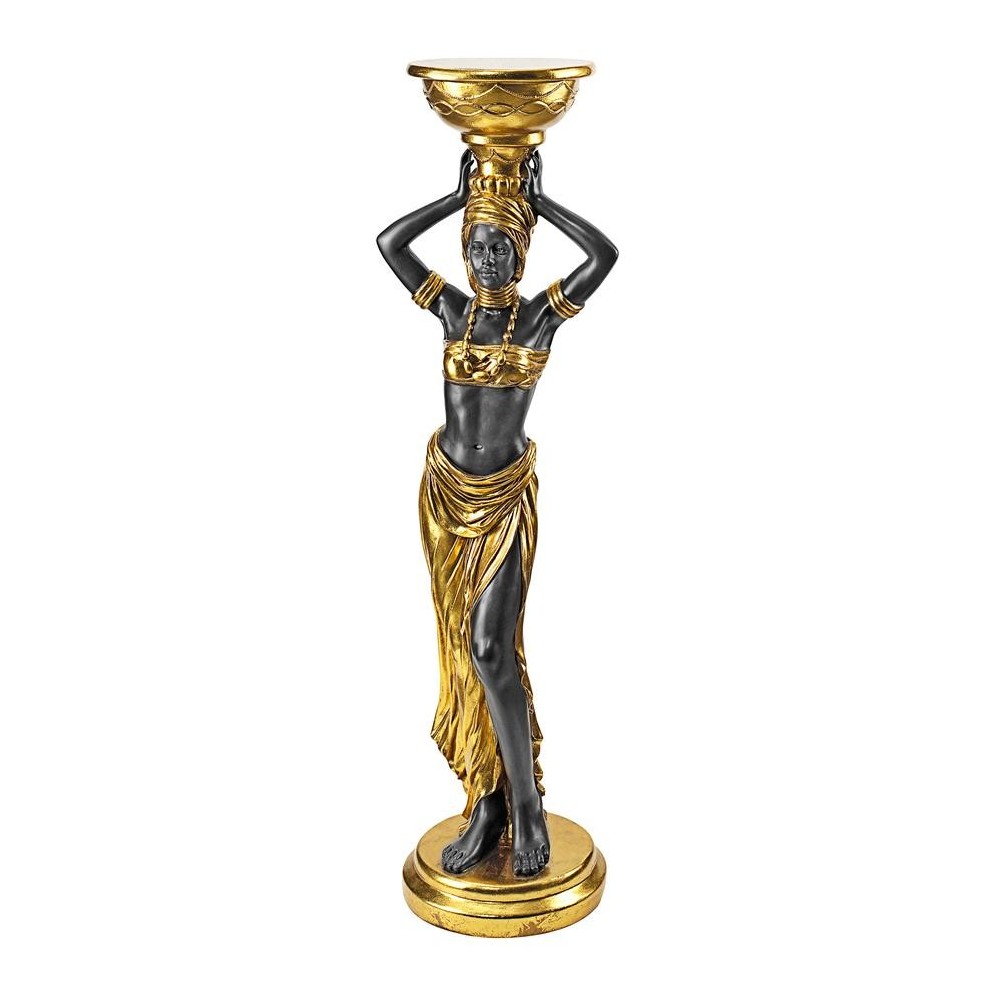 Design Toscano Standing Negresse Pedestal