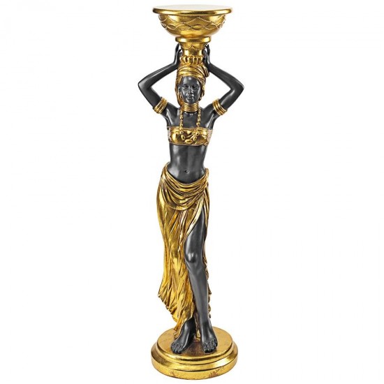 Design Toscano Standing Negresse Pedestal