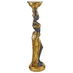 Design Toscano Standing Negresse Pedestal