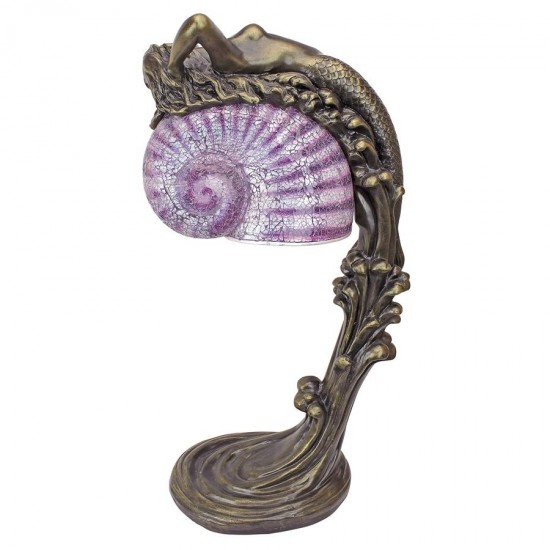 Design Toscano Siren Of The Sea Art Deco Lamp