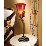 Design Toscano Uraeus Egyptian Cobra God Alter Lamp