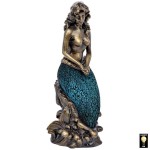 Design Toscano Oceans Mermaid Mosaic Glass Lamp
