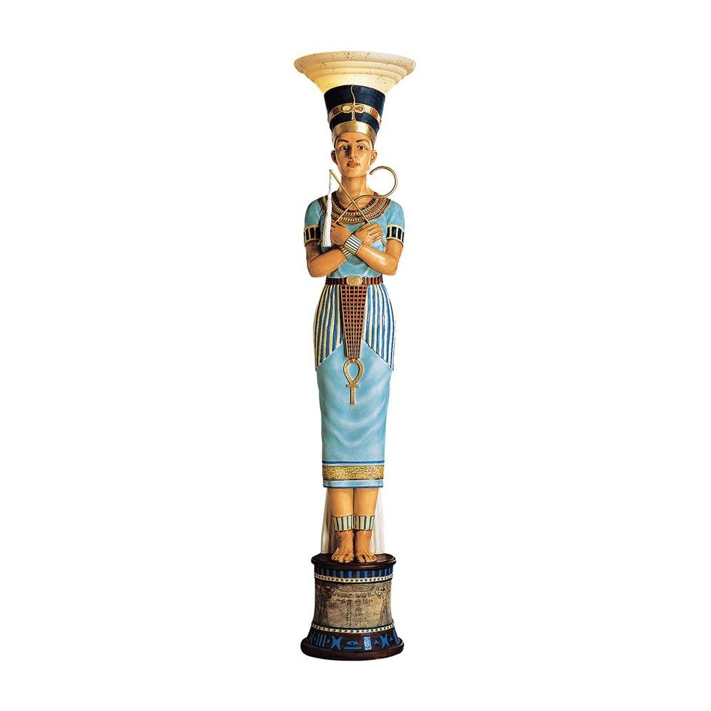 Design Toscano Queen Nefertiti Floor Lamp