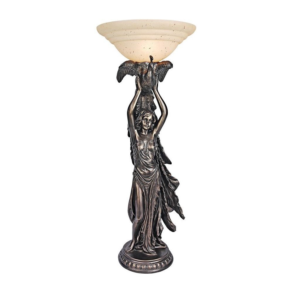 Design Toscano Peacock Goddess Desk Lamp