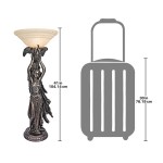 Design Toscano Peacock Goddess Desk Lamp