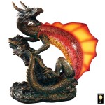 Design Toscano Viper The Serpent Dragon Lamp