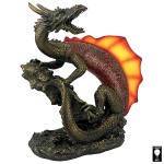Design Toscano Viper The Serpent Dragon Lamp