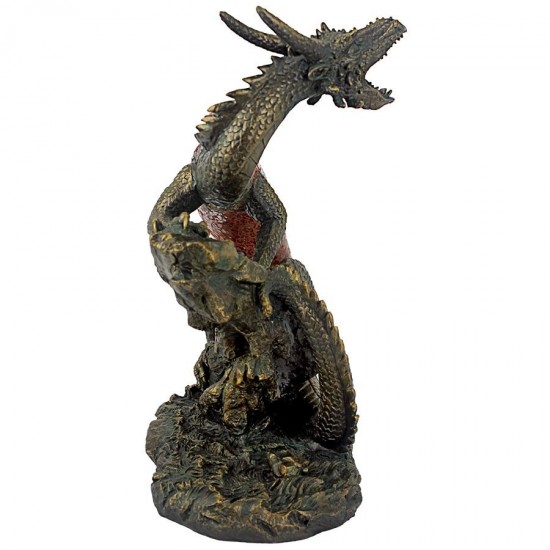 Design Toscano Viper The Serpent Dragon Lamp