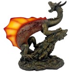 Design Toscano Viper The Serpent Dragon Lamp