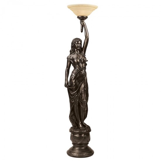 Design Toscano Goddess Hestia Floor Lamp