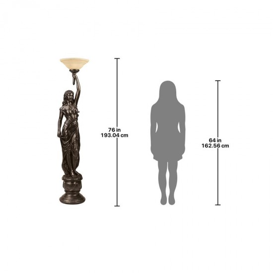 Design Toscano Goddess Hestia Floor Lamp