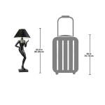 Design Toscano Table Top Mlle Haute Coutoure Lamp