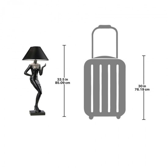Design Toscano Table Top Mlle Haute Coutoure Lamp