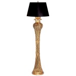 Design Toscano Peacock Panorama Floor Lamp