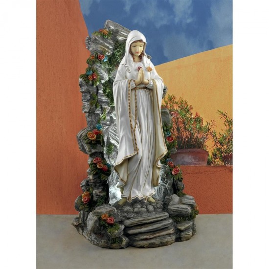 Design Toscano Blessed Virgin Mary Illuminated Statue