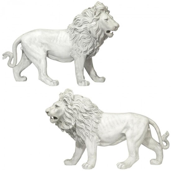 Design Toscano S/2 Regal Lions Of Grisham Manor