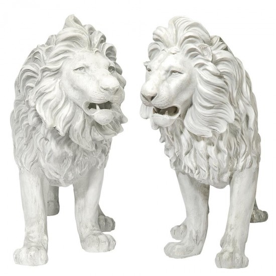 Design Toscano S/2 Regal Lions Of Grisham Manor