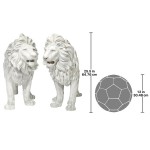 Design Toscano S/2 Regal Lions Of Grisham Manor