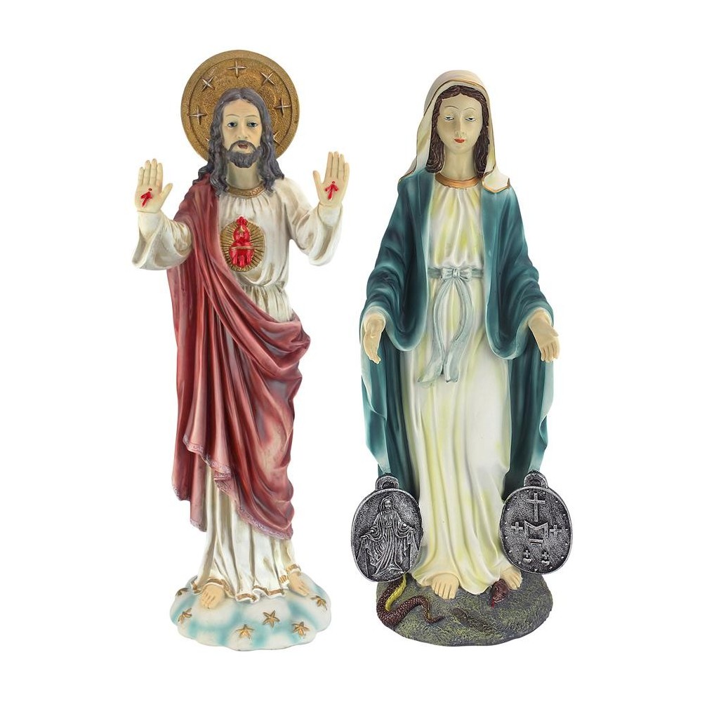 Design Toscano S/ Jesus & Mary Devotional Sculptures