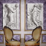 Design Toscano S/ Right & Left Greek Maenad Freizes