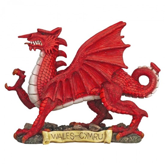 Design Toscano Medium Welsh Dragon