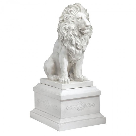 Design Toscano S/ Lion Of Florence W/ Base