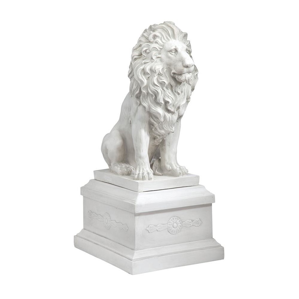 Design Toscano S/ Lion Of Florence W/ Base