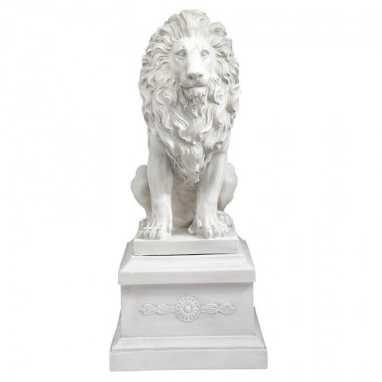 Design Toscano S/ Lion Of Florence W/ Base