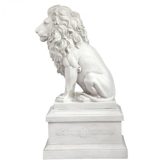 Design Toscano S/ Lion Of Florence W/ Base