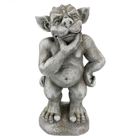 Design Toscano Plato The Ponderer Gargoyle Imp Statue