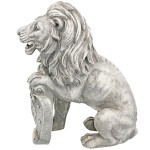 Design Toscano Left Castello Di Rocca Lion Statue