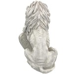 Design Toscano Left Castello Di Rocca Lion Statue