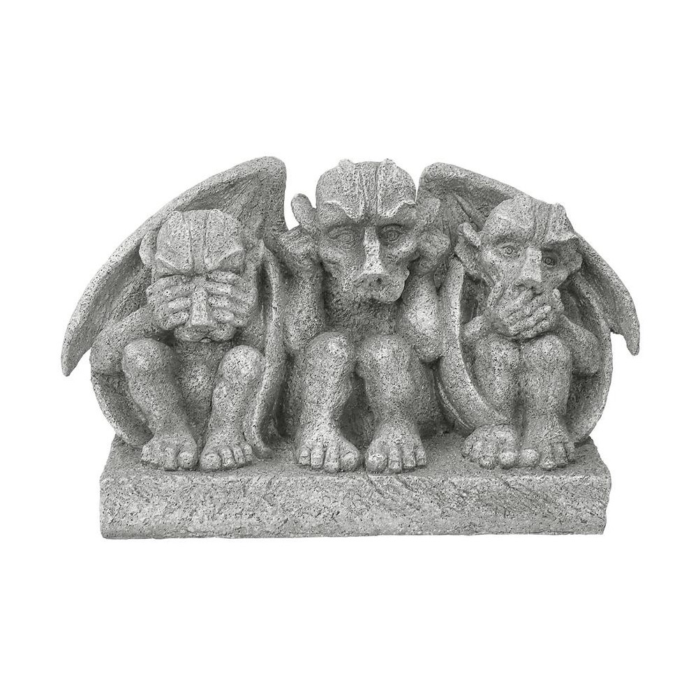 Design Toscano Hear See Speak No Evil Gargoyle Statue