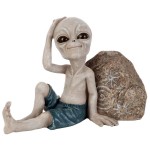 Design Toscano Surfer Dude Alien Statue