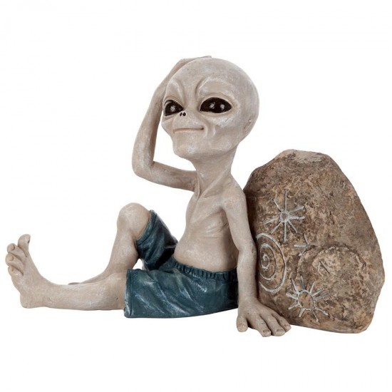 Design Toscano Surfer Dude Alien Statue