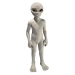 Design Toscano Large Out Of This World Alien Statue