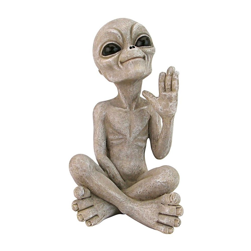 Design Toscano Greetings Earthling Ufo Alien Statue