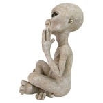 Design Toscano Greetings Earthling Ufo Alien Statue