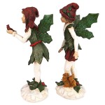 Design Toscano S/2 Boy & Girl Xmas Pixies